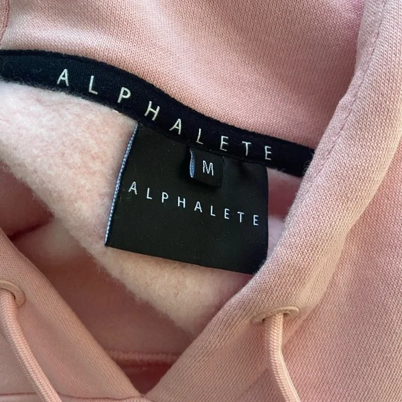 Alphaletete Bubblegum Pink Cropped pullover - Picture 5 of 11